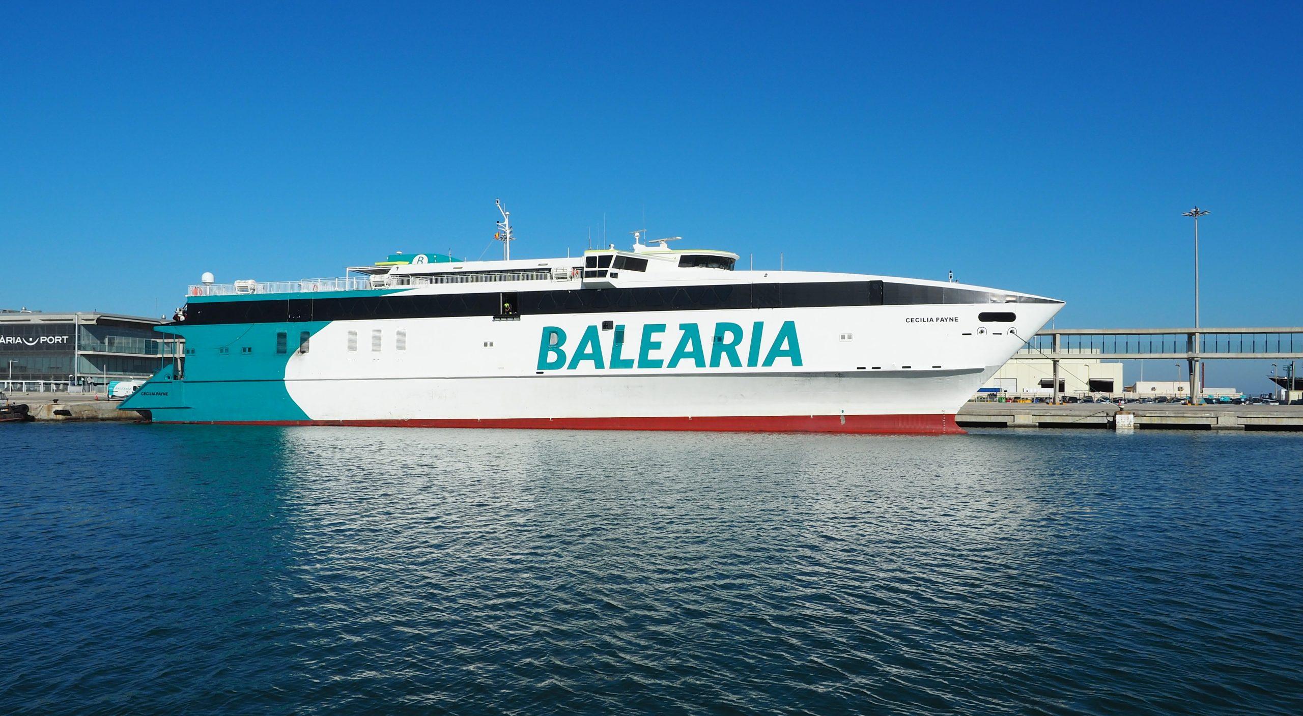 Denia,,Alicante,,Valencia,,Costa,Blanca,Spain,-01-14--2020:,Ferry,Balearia,At